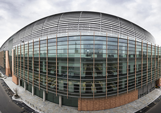 Modern curved steel benefits Francis Crick Institute